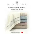 Набор полотенец для ванной 6 шт. Pupilla SAFIR, махра, 100% хлопок, 70х140 см