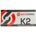 Цилиндровый механизм ключ-шток, монтажный ключ SECUREMME K2 (B)35х(C)30 матовый хром
