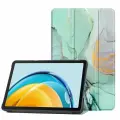 Чехол умный для планшета Samsung Galaxy Tab A9+ 11/ SM-X210, X215, X216B, зеленый мрамор