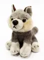Мягкая игрушка миниатюрная натуралистичная LEOSCO Волчонок 15 см