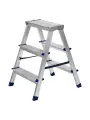 Алюминиевая двусторонняя стремянка 3 ступени 97923
