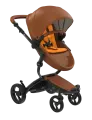 Коляска 2в1 Mima Xari Camel на чёрном шасси с матрасиками Mango