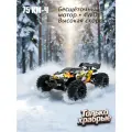 Радиоуправляемая машина 1:16, электрический внедорожник 4WD, бесколлекторный мотор, скорость до 75 км/ч, жёлтый цвет