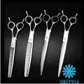 Набор 7.5 из 4х ножниц для груминга (стрижки собак и кошек) сталь JAPAN 440С