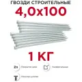 Гвозди строительные Профикреп оцинкованные 4,0 х 100 мм, 1 кг