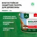 Защитная лазурь Prosept Bio Lasur, для древесины, алкидная, 9 л