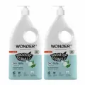 WONDER LAB Экогель для мытья посуды, овощей и фруктов Нейтральный, 1 л, 2 ШТ