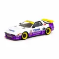 Машинка Tarmac Works 1/64 Pandem Mazda RX-7 FC3S White Purple Diecast Scale Model Car