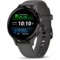 Умные часы Garmin Venu 3S slate stainless pebble grey, GPS, Bluetooth 5.0