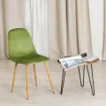 Стул для кухни TetChair BREEZE (mod. 4724) 1 шт, зеленый/натуральный