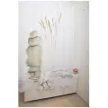 Штора белая 3D для ванны 180х200см PRIMANOVA