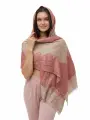Палантин SABAVA Базовая коллекция для женщин,289х240 см, розовый