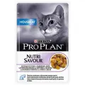 Корм для кошек Pro Plan Nutrisavour Housecat, для живущих в помещении, с индейкой 16 шт. x 85 г (кусочки в желе)