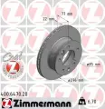 ZIMMERMANN 400.6470.20 диск торм MER SPRINTER/VW LT 96- ПЕР вент 276X22