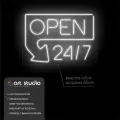 Светильник декоративный Неоновая вывеска Open стрелка