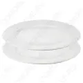 Набор обеденных тарелок Soft Ripples, Ø27 см, белые, 2 шт.