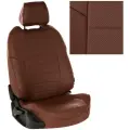 Чехлы для Рено Флюенс, Рено Меган 3 (2009-2017) / пилот авточехлы на сиденья Renault Fluence, Megane III, темно-коричневый
