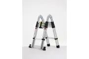 WORKY Лестница стремянка телескопическая 1,9м/3,8м, 6/12 ступеней, ARD128095