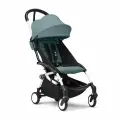 Stokke Yoyo 3 Прогулочная коляска легкая для путешествий в ручную кладь White/Aqua