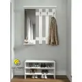 Обувница и вешалка настенная в прихожую комплект