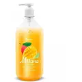 Мыло-крем жидкое Grass Milana Манго и лайм, увлажняющее, 1л, флакон с дозатором, 6шт.