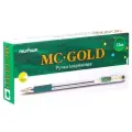 MunHwa Набор шариковых ручек MC Gold, 0.5 мм (BMC-01/02/03/04/09/10/12), 235079, зеленый цвет чернил, 12 шт.