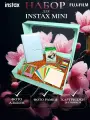 Подарочный набор Instax Mini, фотоальбом, 20 снимков, A6, голубой