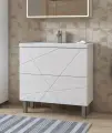 Тумба с раковиной Vigo Geometry 2-700 белая