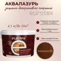 Аквалазурь EUROTEX защитно-декоративное покрытие для дерева, Палисандр 2,5кг