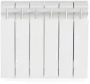 Радиатор биметаллический GLOBAL STYLE PLUS 350 - 8 секций (подключение боковое, цвет белый)