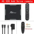 X96 MAX Plus Smart TV BOX 64ГБ, 4G 32G Voice remote, Европейская