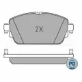 Комплект передних тормозных колодок Meyle 0252203219PD для Mercedes C-CLASS A205, C205, S205, W205, E-CLASS A238, C238, S213, W213