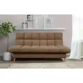 Диван кровать Стоун-прямой раскладной, мокко, с ящиком для хранения, механизм клик-кляк, 200х93х99 см