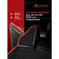 Коврики 3D в салон для JETTA VS7, 2023-, Внедорожник 4шт.(красный кант, полиуретан) / Джетта ВС7