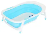 Ванночка для купания новорожденных складная Pituso, 85 см, цвет светло-голубой
