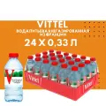 Vittel 0,33л./24шт. Пэт Виттель вода минеральная негазированная гидрокарбонатно-сульфатная магниево-кальциевая