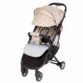 Прогулочная коляска Forest Kids Marte, бежевая, с черной рамой, от 6 месяцев, вес 6кг