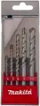 Набор сверел по бетону 5 шт, винтовое Makita D-05175