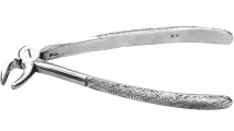 Щипцы с широкими губками для удаления корней зубов нижней челюсти № 33
