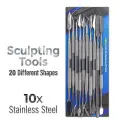Инструменты для лепки Green Stuff World Smooth Sculpting Tool Set 10 шт