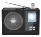 Радиоприемник эфир 10 FM 64–108 FM, черный