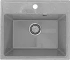 Мойка кухонная Practik PR-M 490-003 прямоугольная, 49x42, серая, российская