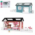 Модульный домик (собери сам), 3 секции. Мини-кукла в кондитерской, в наборе с аксессуарами
