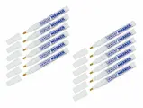 Набор 12 шт. - Маркер-краска лаковый MunHwa Paint Marker белая, 4 мм
