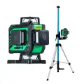 Комплект лазерный уровень INSTRUMAX Greenliner 4-360 + штатив-штанга элевационный lp-300 в комплекте