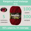 Пряжа Color City Kangaroo wool melange 916 (100г/300м, упаковка 5 мотков)