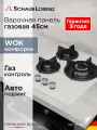 Варочная панель газовая встраиваемая Schaub Lorenz SLK GL4718, 45 см, газ-контроль, электроподжиг
