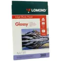 Комплект 3 шт, Фотобумага А4, 200 г/м2, 50 листов, односторонняя, глянцевая, LOMOND, 0102020