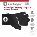 Фитнес перчатки Harbinger Trainig Grip 2.0, мужские, черные, S