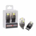 Светодиодная лампа 7443 Optima Premium LED оникс WHITE 5500K 650Lm 12V (W21/5W) комплект 2 шт.